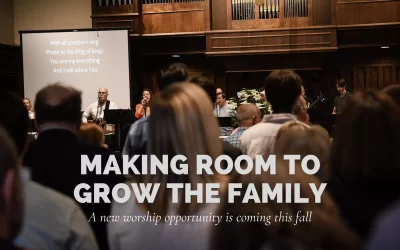 Starting this fall, a new opportunity for worship